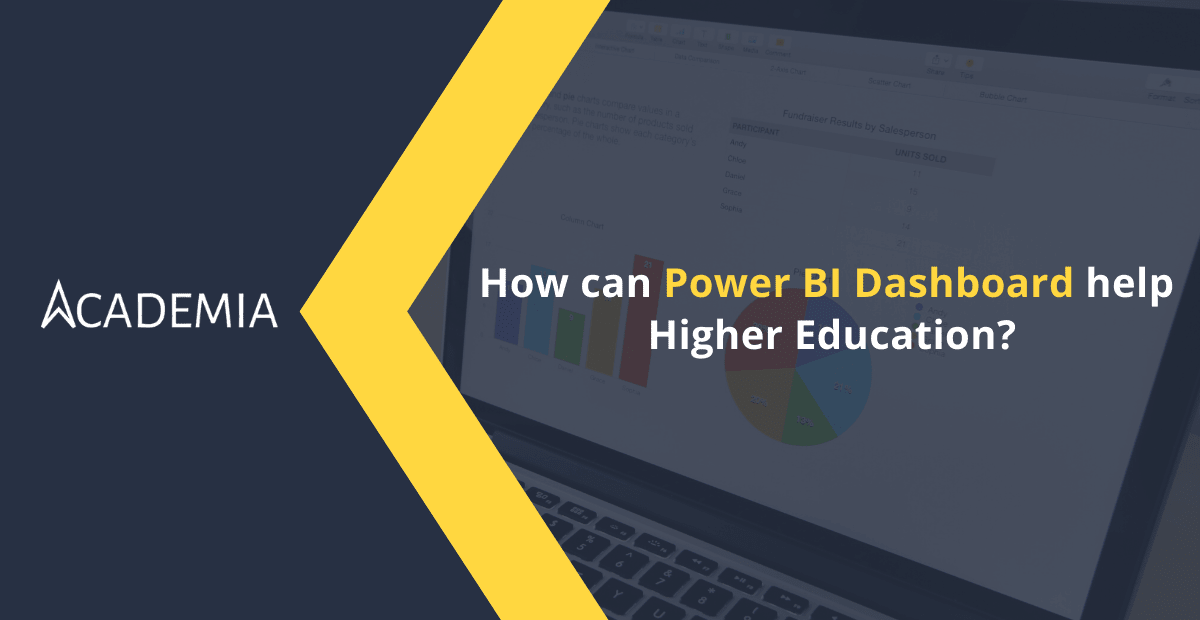 Power BI Dashboard in Higher Education- Academia blog poster